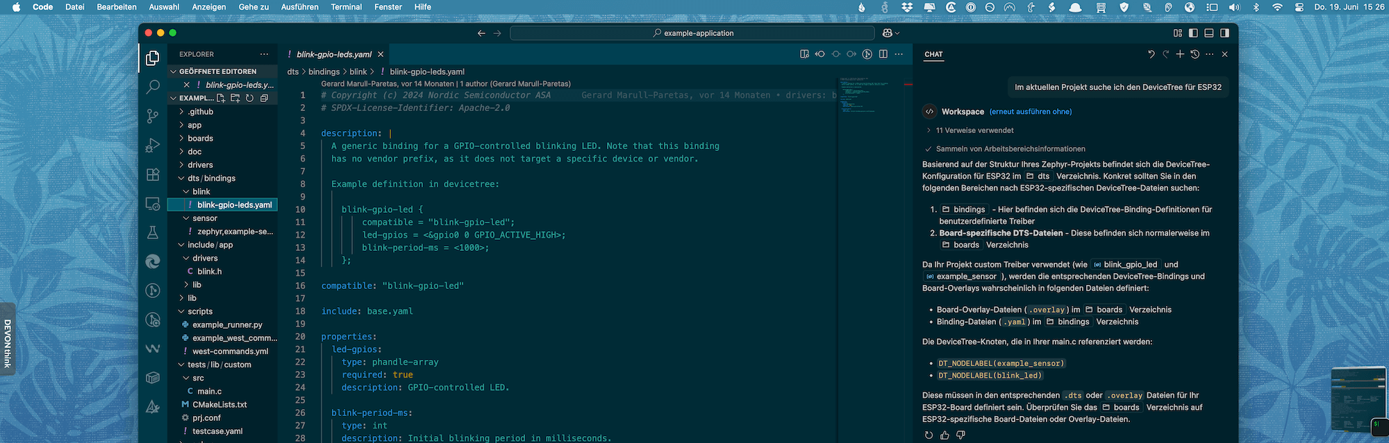 Erste Schritte in Zephyr OS